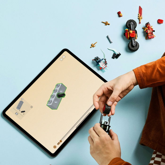  LEGO®  Ninjago - Cursa de viteza cu motocicleta lui Kai (71838), 79 piese [4]