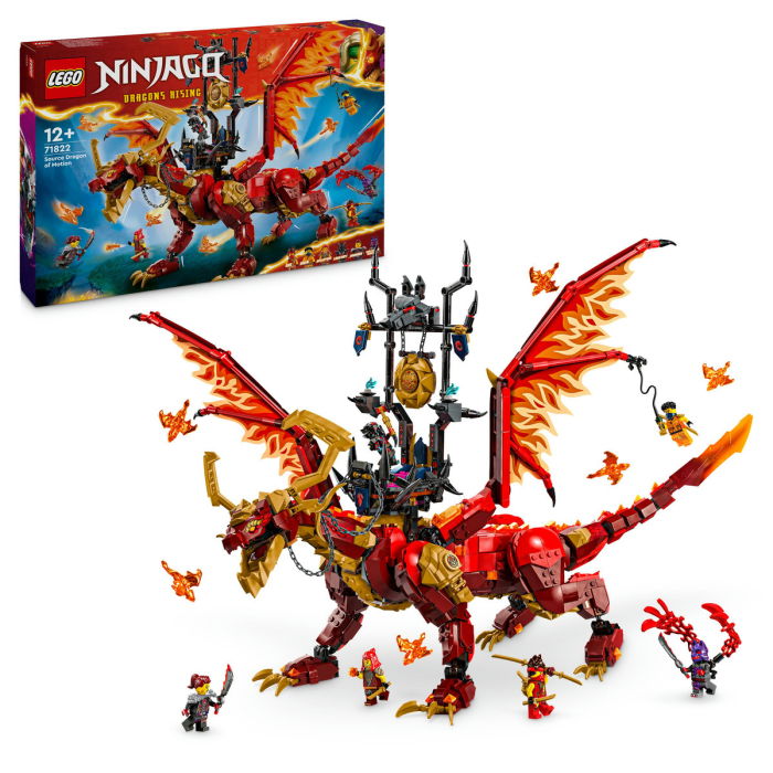  LEGO®  Ninjago - Dragonul-sursa al miscarii (71822), 1716 piese [1]