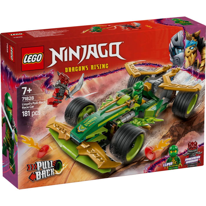  LEGO®  Ninjago - Masina de curse pull-back a lui Lloyd (71828), 181 piesa  [2]