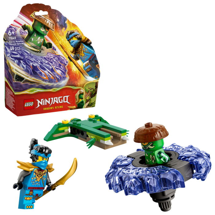 LEGO® Ninjago - Nya vs Spinnerul monstru cu mutatii (71849), 49 piese [1]