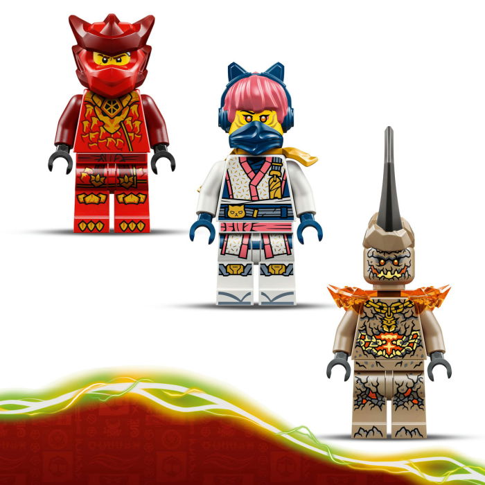LEGO® Ninjago - Pachet de lupta cu robotul dragon al lui Kai (71851), 85 piese [5]