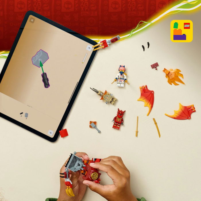 LEGO® Ninjago - Pachet de lupta cu robotul dragon al lui Kai (71851), 85 piese [6]