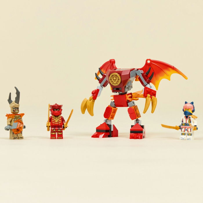 LEGO® Ninjago - Pachet de lupta cu robotul dragon al lui Kai (71851), 85 piese [8]