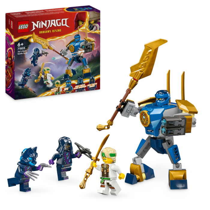  LEGO®  Ninjago - Pachet de lupta: Robotul lui Jay (71805), 78 piese [1]