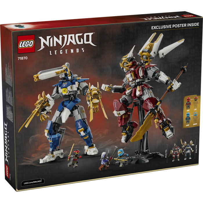 LEGO® Ninjago - Robotii Titan gemeni (71870), 1707 piese [3]