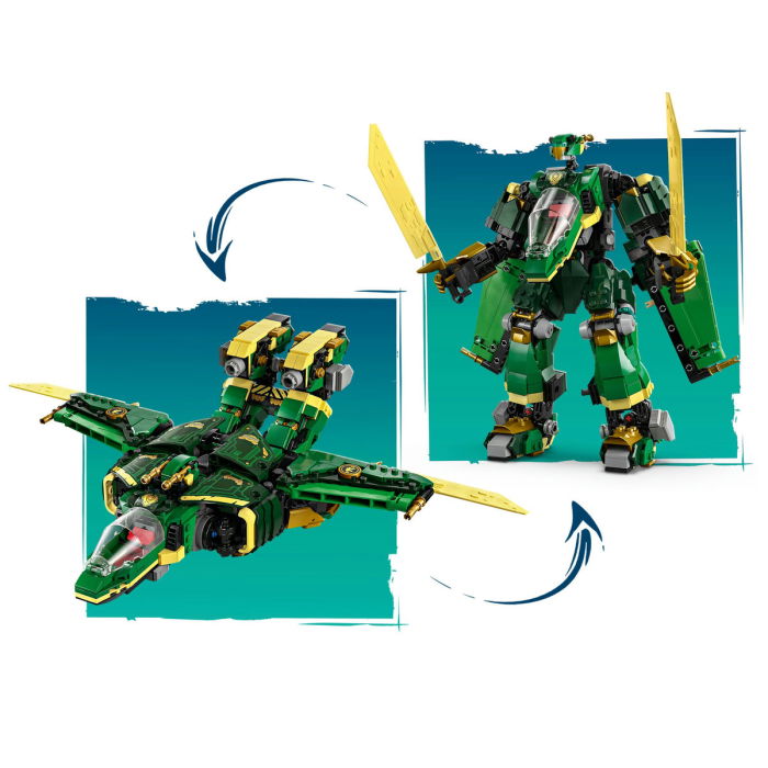 LEGO®  Ninjago - Robotul-avion cu reactie al lui Lloyd (71845), 1112 piese [7]