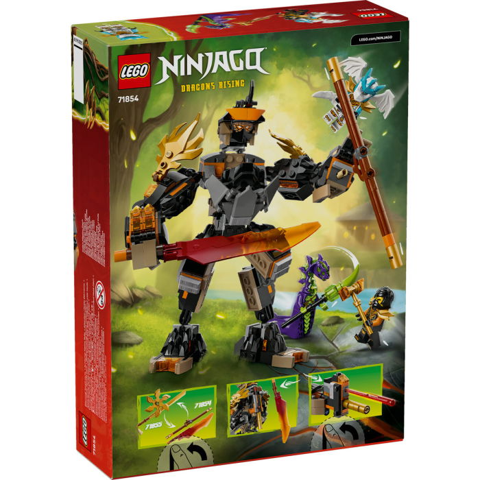LEGO® Ninjago -  Robotul de misiune al lui Cole si dragonul Zane (71854), 364 piese [3]