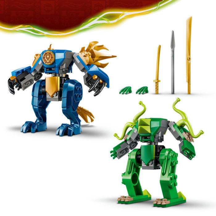 LEGO® Ninjago - Robotul dragon al lui Jay in lupta (71853), 107 piese [4]