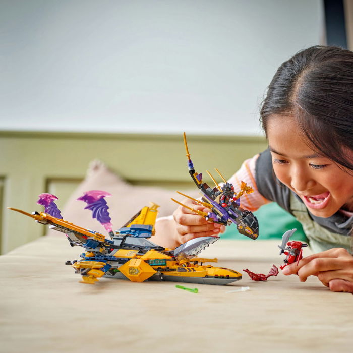  LEGO®  Ninjago - Superavionul cu reactie al lui Ras si Arin (71833), 510 piese [5]