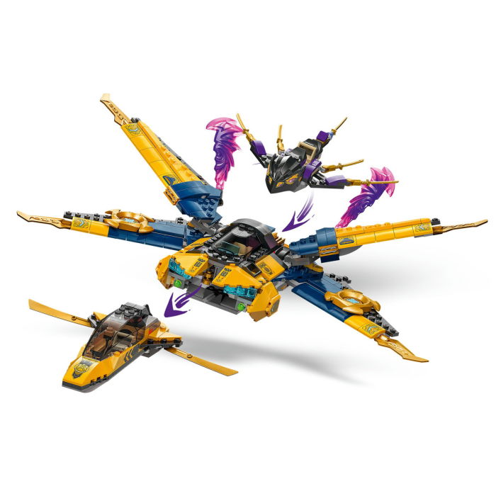  LEGO®  Ninjago - Superavionul cu reactie al lui Ras si Arin (71833), 510 piese [7]
