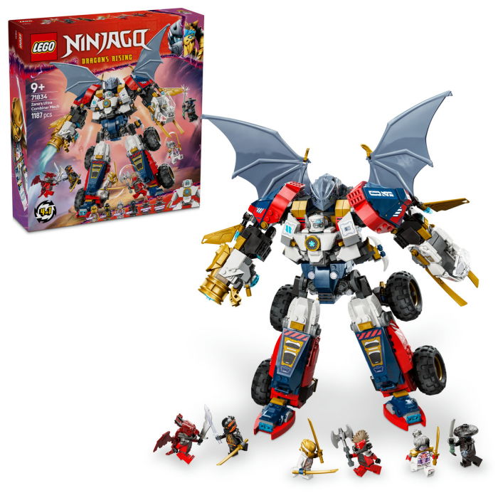  LEGO®  Ninjago - Ultrarobotul combinat al lui Zane (71834), 1187 piese [1]