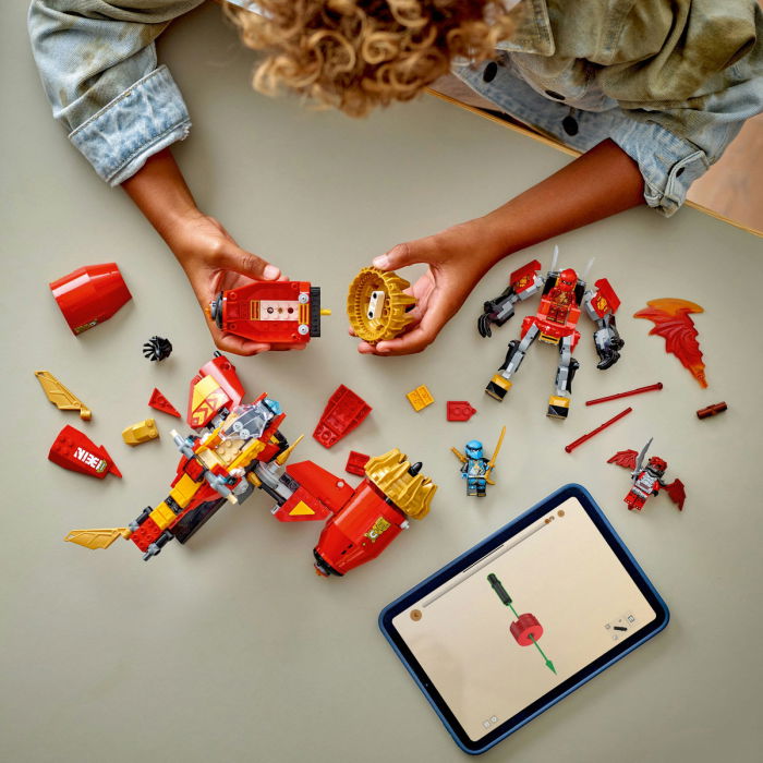  LEGO®  Ninjago - Vehiculul-robot zburator al lui Kai (71830), 333 piese [4]