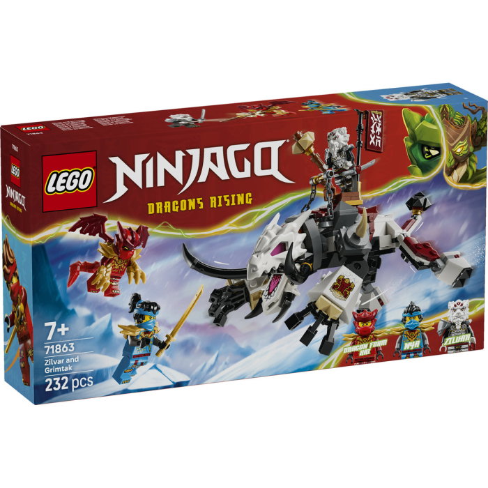 LEGO® Ninjago -  Zilvar si monstrul dragon Grimtak (71863), 232 piese [2]