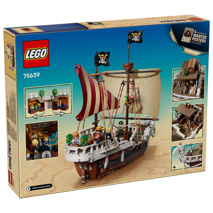LEGO® One Piece -  Corabia de pirati Fasneata Merry (75639), 1376 piese [3]