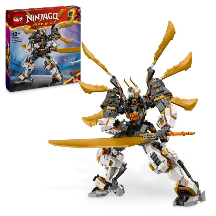 LEGO® Ninjago - Robotul-dragon de titan al lui Cole (71821), 1055 piese [1]