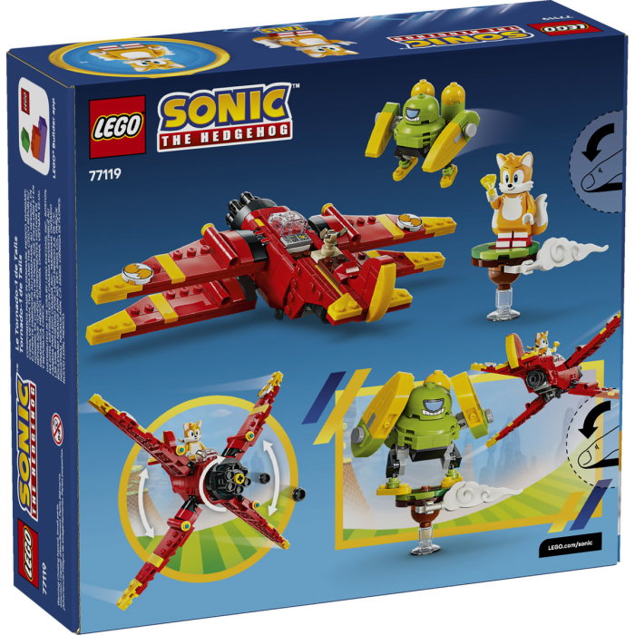 LEGO® Sonic the Hedgehog - Avionul Tornado-1 al lui Tails (77119), 310 piese [3]
