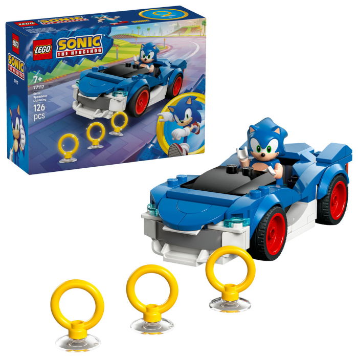 LEGO® Sonic the Hedgehog - Sonic: Speedster Lightning (77117), 126 piese [1]