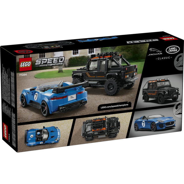 LEGO® Speed Champions - Jaguar Project 7 si Land Rover Defender (77264), 740 piese [3]