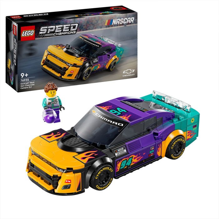  LEGO®  Speed Champions - NASCAR® Next Gen Chevrolet Camaro ZL1 (76935), 328 piese [1]