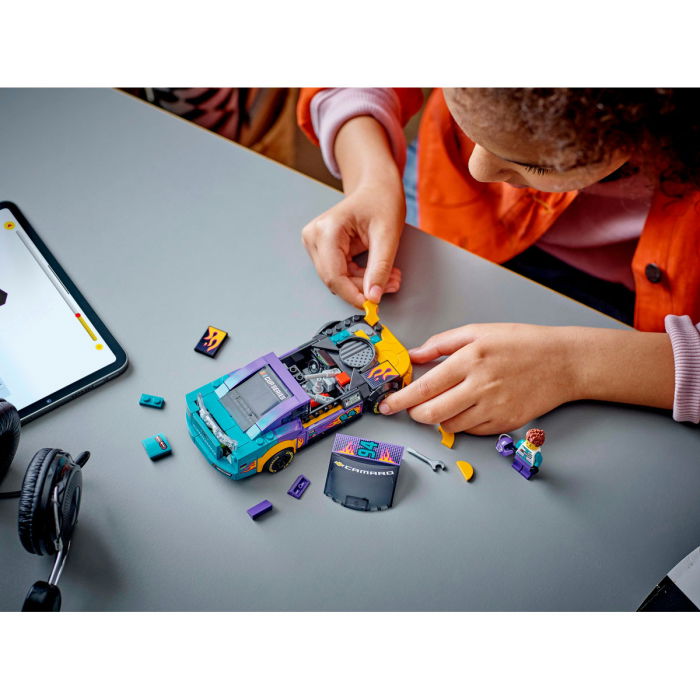  LEGO®  Speed Champions - NASCAR® Next Gen Chevrolet Camaro ZL1 (76935), 328 piese [5]