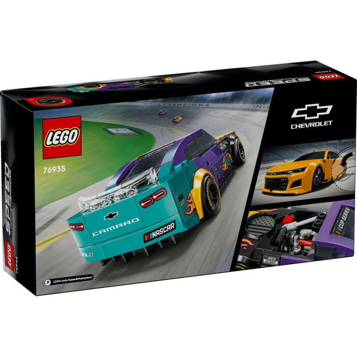  LEGO®  Speed Champions - NASCAR® Next Gen Chevrolet Camaro ZL1 (76935), 328 piese [3]
