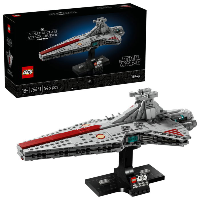 LEGO® Star Wars - Crucisatorul de atac din clasa Venator (75441), 643 piese [1]