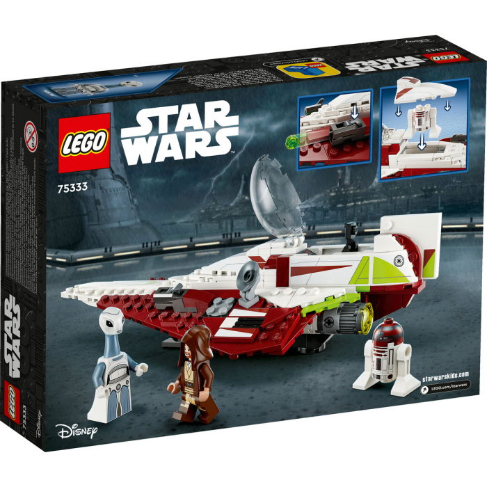 LEGO® Star Wars - Jedi Starfighter-ul lui Obi-Wan Kenobi (75333), 282 piese [3]