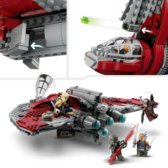LEGO® Star Wars - Naveta Jedi T-6 a lui Ahsoka (75362), 601 piesa  [9]