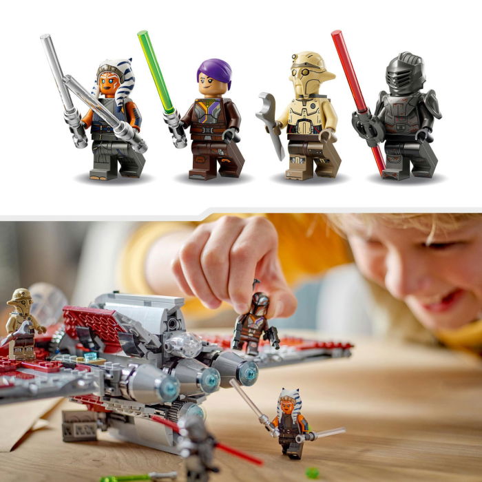 LEGO® Star Wars - Naveta Jedi T-6 a lui Ahsoka (75362), 601 piesa  [10]