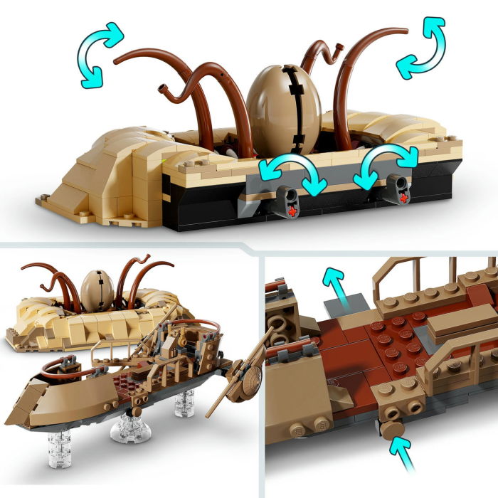  LEGO®  Star Wars - Schif de desert si Groapa lui Sarlacc (75396), 558 piese [9]
