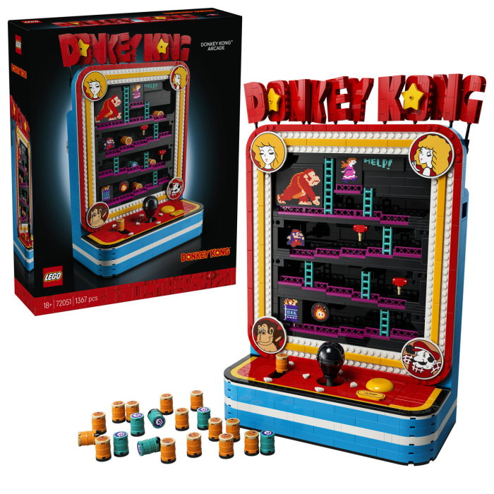LEGO® Super Mario - Joc arcade Donkey Kong (72051), 1367 piese [2]