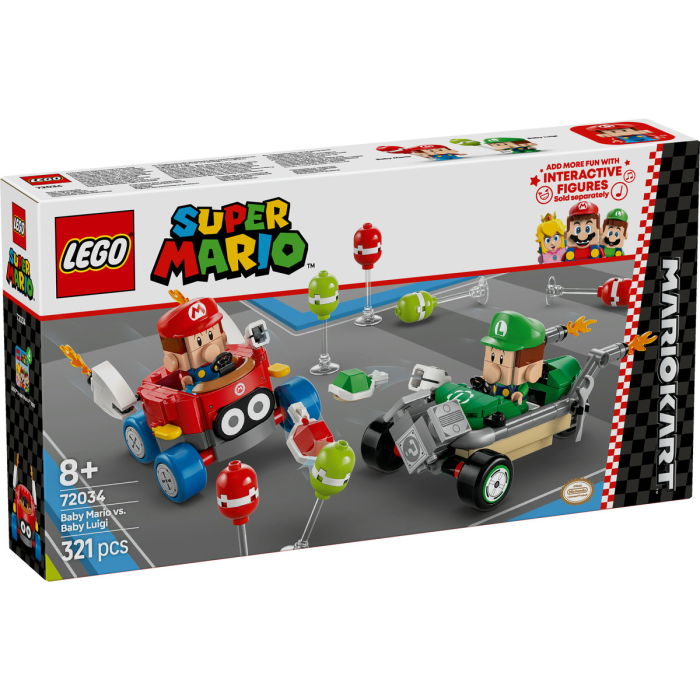  LEGO®  Super Mario - Mario Kart™ – Baby Mario si Baby Luigi (72034), 321 piesa  [2]