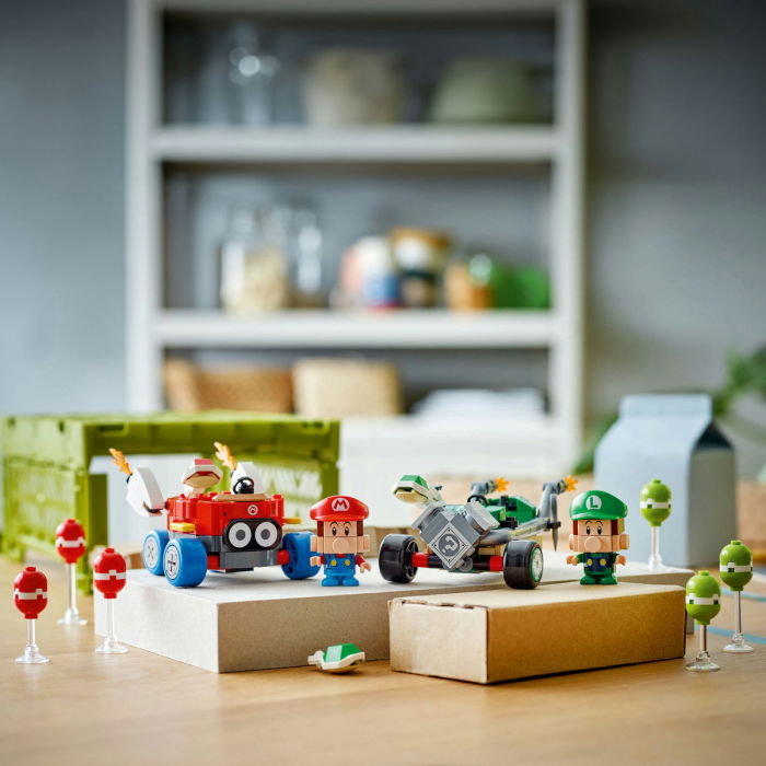  LEGO®  Super Mario - Mario Kart™ – Baby Mario si Baby Luigi (72034), 321 piesa  [6]