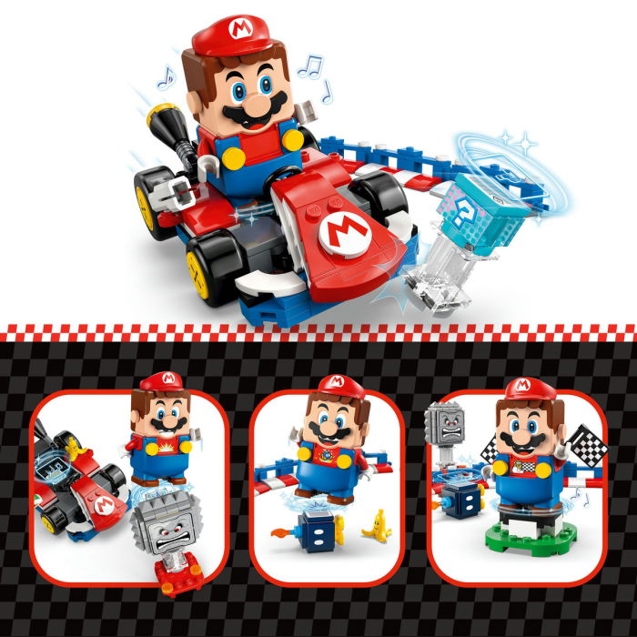 LEGO®  Super Mario - Mario Kart – LEGO®  Mario interactiv si Standard Kart (72043), 278 piese [9]