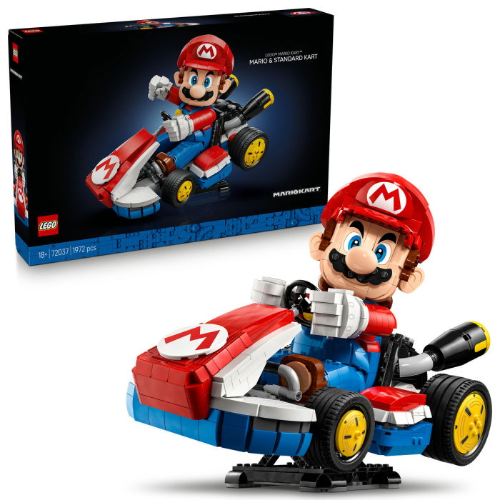  LEGO®  Super Mario - Mario Kart: Mario & Standard Kart (72037), 1972 piese [1]