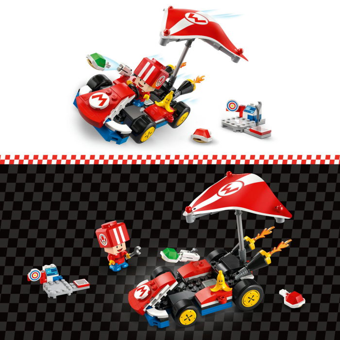  LEGO®  Super Mario - Mario Kart™ – Standard Kart (72032), 174 piese [8]