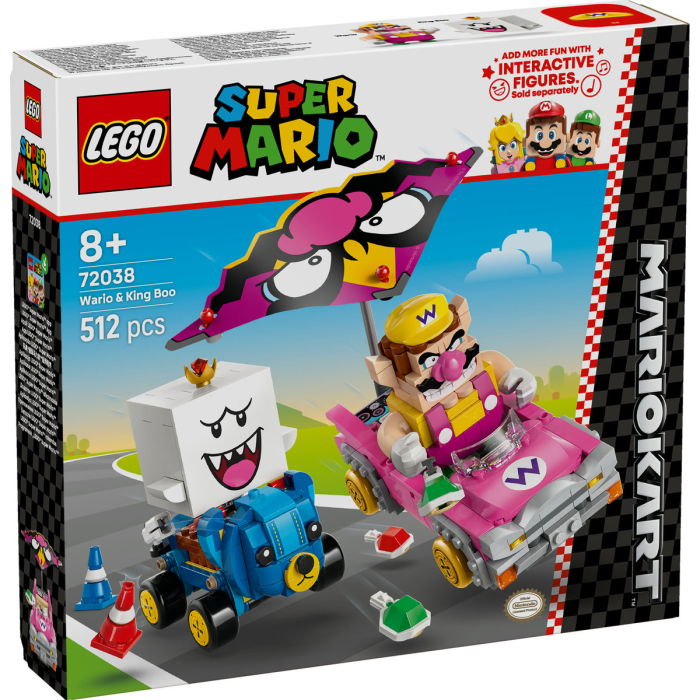 LEGO®  Super Mario - Mario Kart – Wario si King Boo (72038), 512 piese [2]