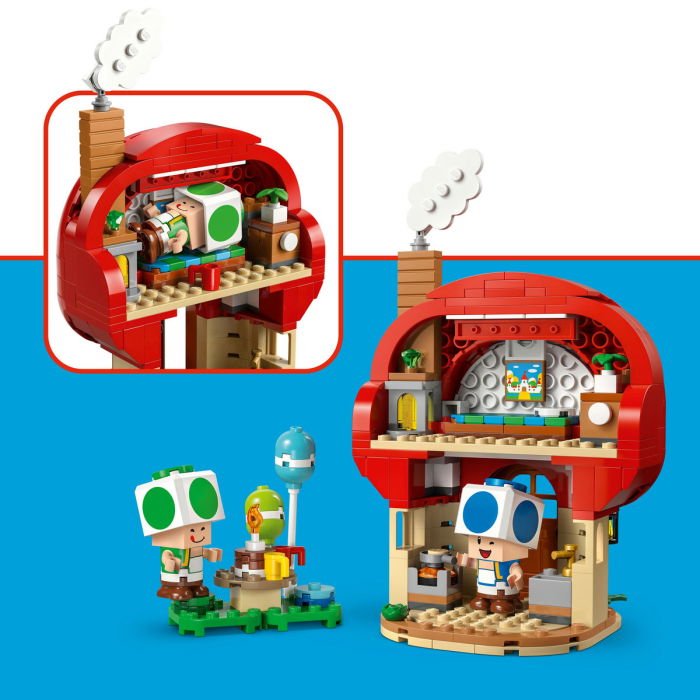 LEGO®  Super Mario - Petrecere acasa la Toad (72041), 276 piese [8]