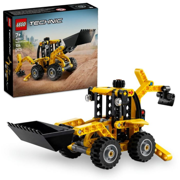 LEGO® Technic - Buldoexcavator (42197), 104 piese [1]