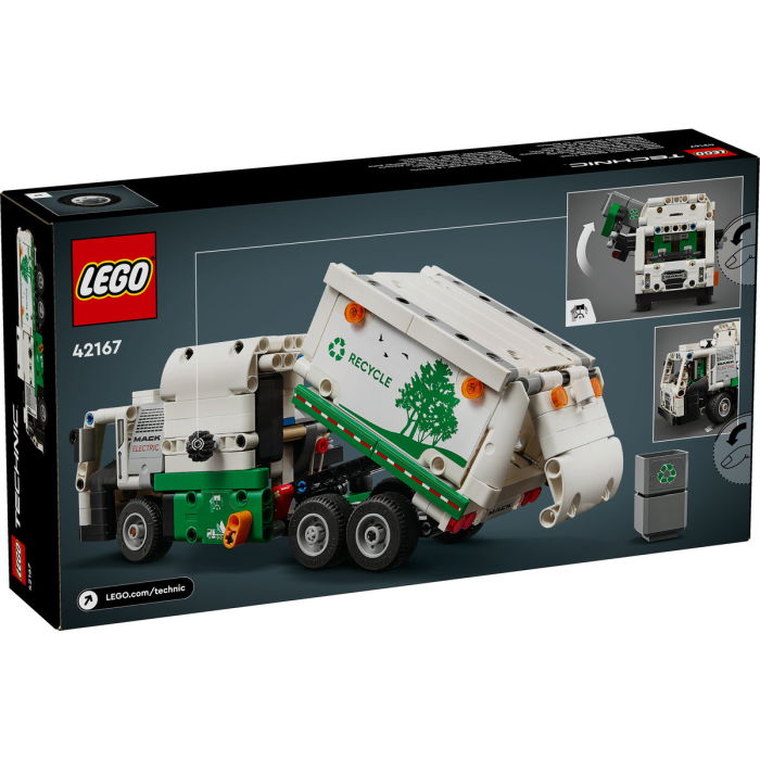  LEGO®  Technic - Camion de gunoi Mack LR Electric (42167), 503 piese [3]