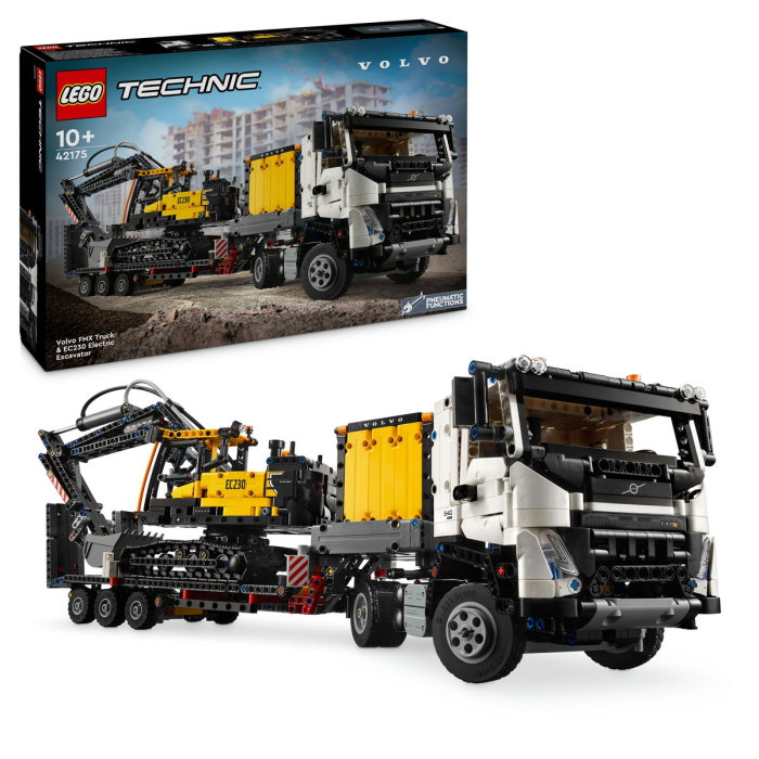 LEGO® Technic - Camionul FMX si excavatorul electric EC230 de la Volvo (42175), 2274 piese [1]