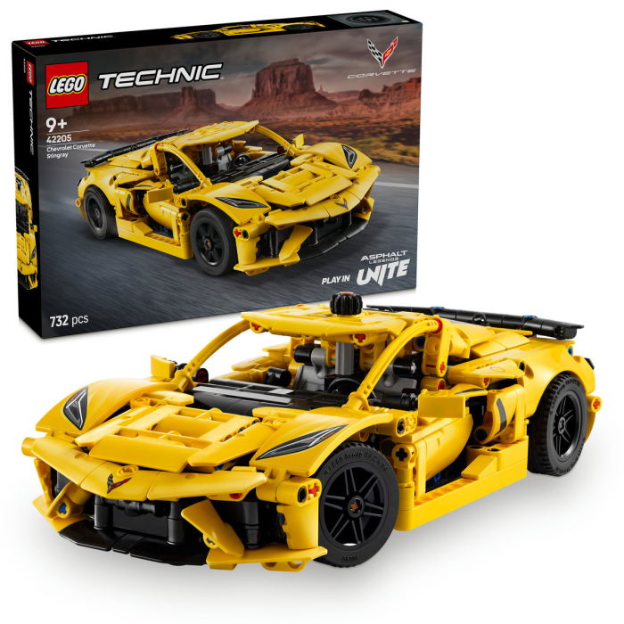  LEGO®  Technic - Chevrolet Corvette Stingray (42205), 732 piese [1]