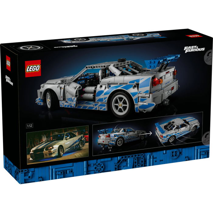 LEGO® Technic - Masina Nissan Skyline GT-R (R34) din Mai furios, mai iute (42210), 1410 piese [3]