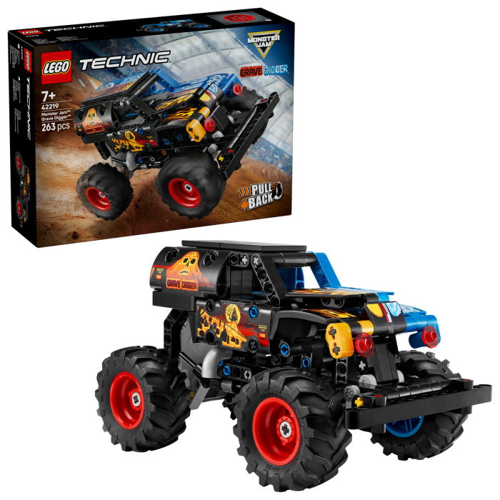 LEGO® Technic -  Monster Jam™ Grave Digger™ Foc si gheata (42219), 263 piese [1]