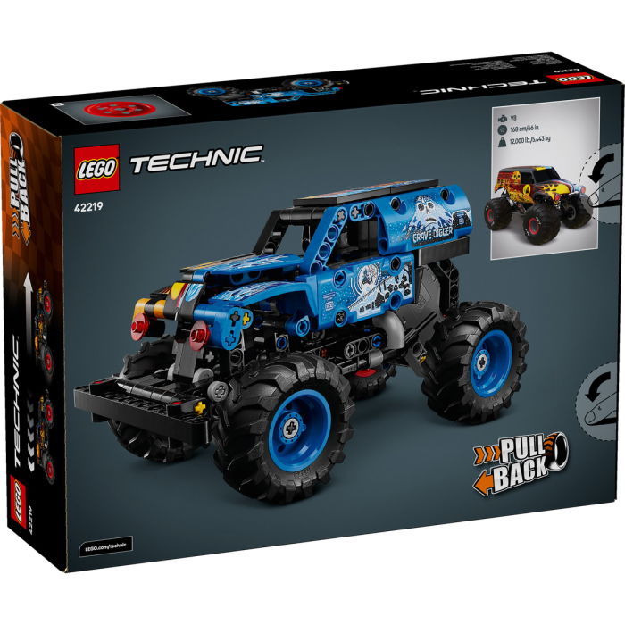 LEGO® Technic -  Monster Jam™ Grave Digger™ Foc si gheata (42219), 263 piese [3]