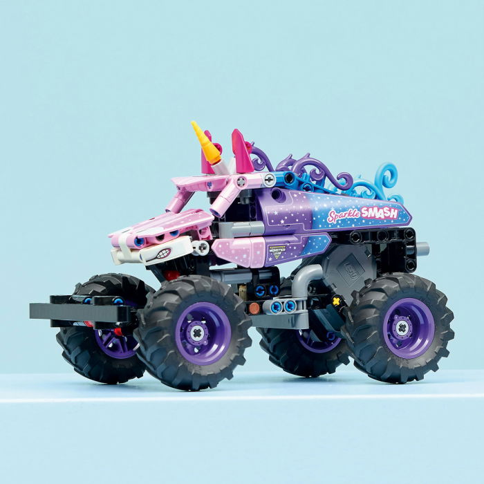 LEGO® Technic -  Monster Jam™ Sparkle Smash™ cu motor cu arc (42220), 243 piese [5]