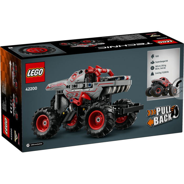 LEGO® Technic - Monster Jam™ ThunderROARus™ Pull-Back (42200), 232 piese [3]