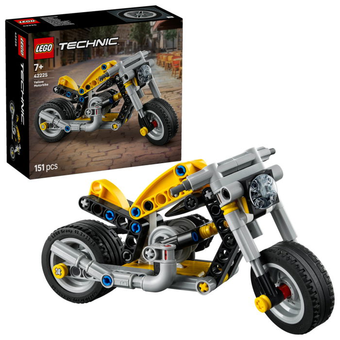 LEGO® Technic - Motocicleta galbena (42225), 151 piese [1]