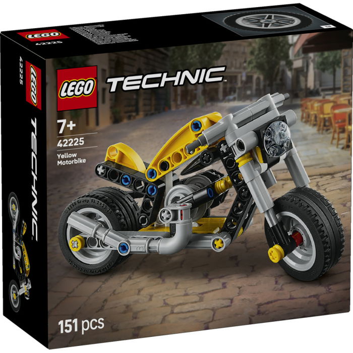 LEGO® Technic - Motocicleta galbena (42225), 151 piese [2]