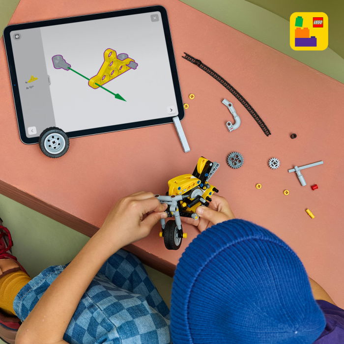 LEGO® Technic - Motocicleta galbena (42225), 151 piese [6]